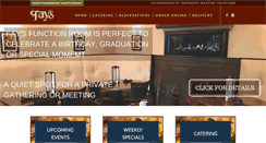 Desktop Screenshot of faysrestaurant.com